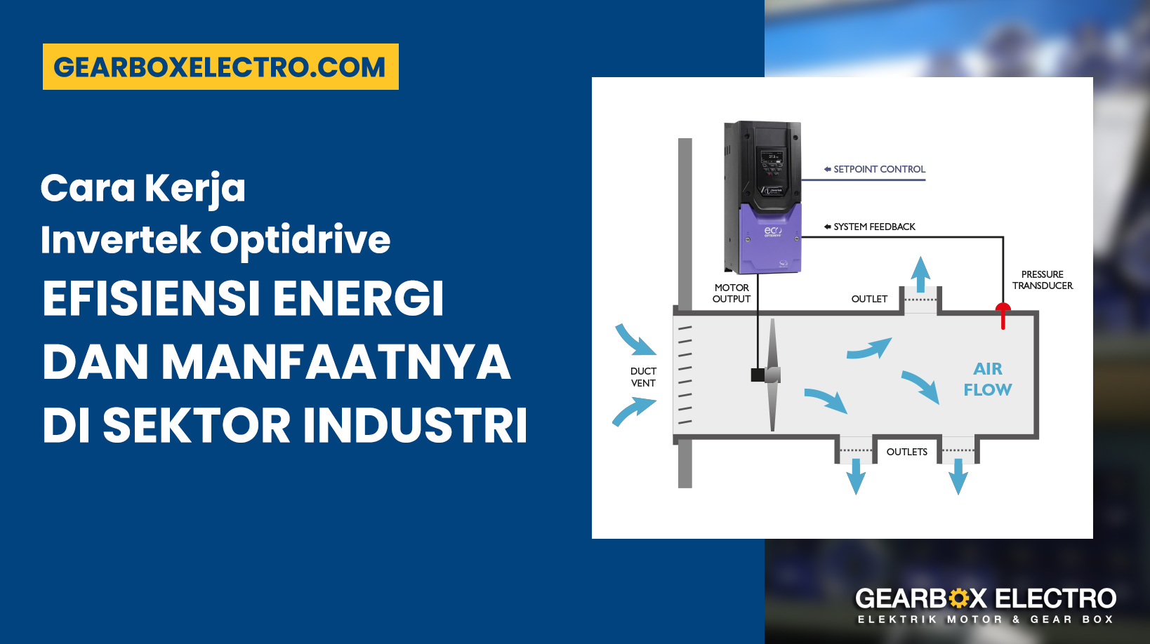 Cara Kerja Invertek Optidrive