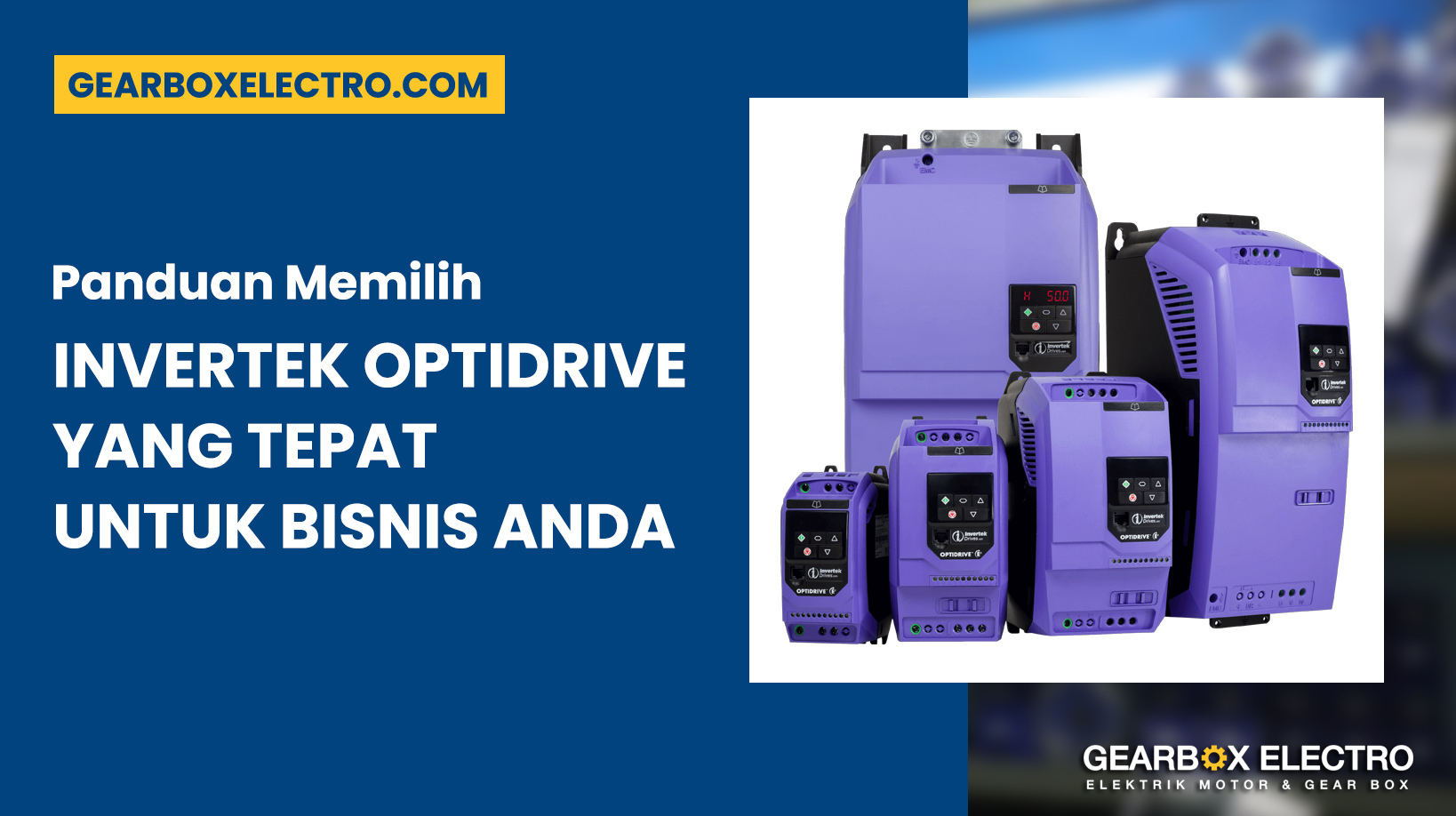 panduan memilih invertek optidrive