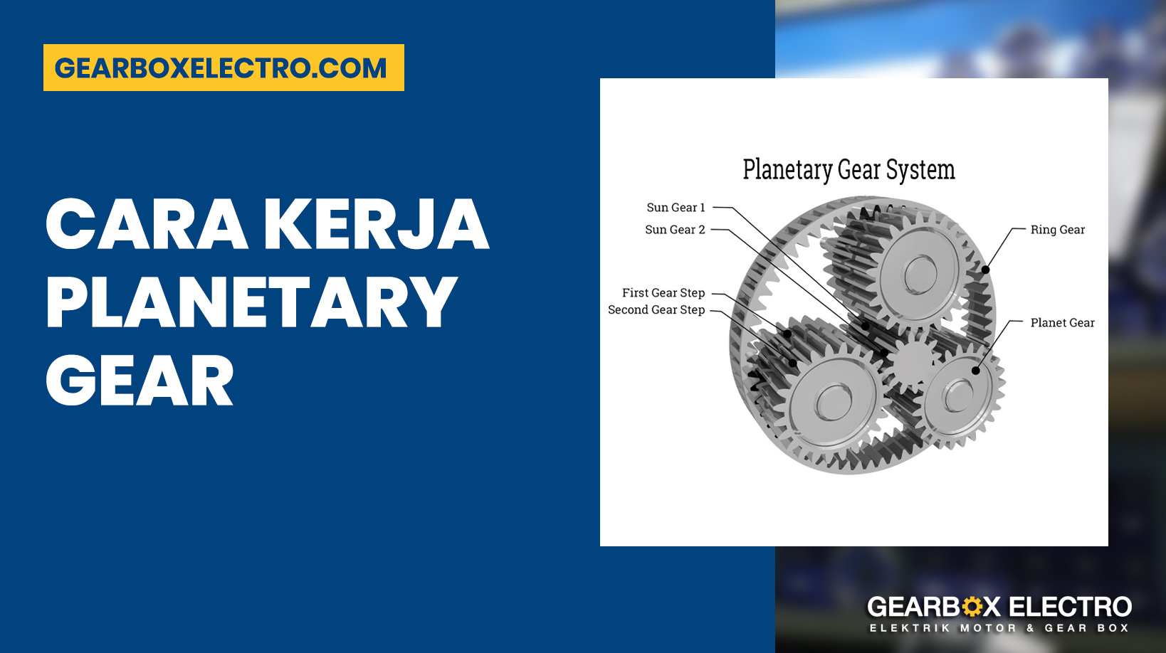 cara kerja planetary gear