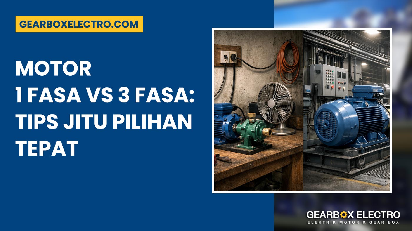 Motor 1 Fasa dan 3 Fasa: Tips Jitu Menentukan Pilihan Tepat