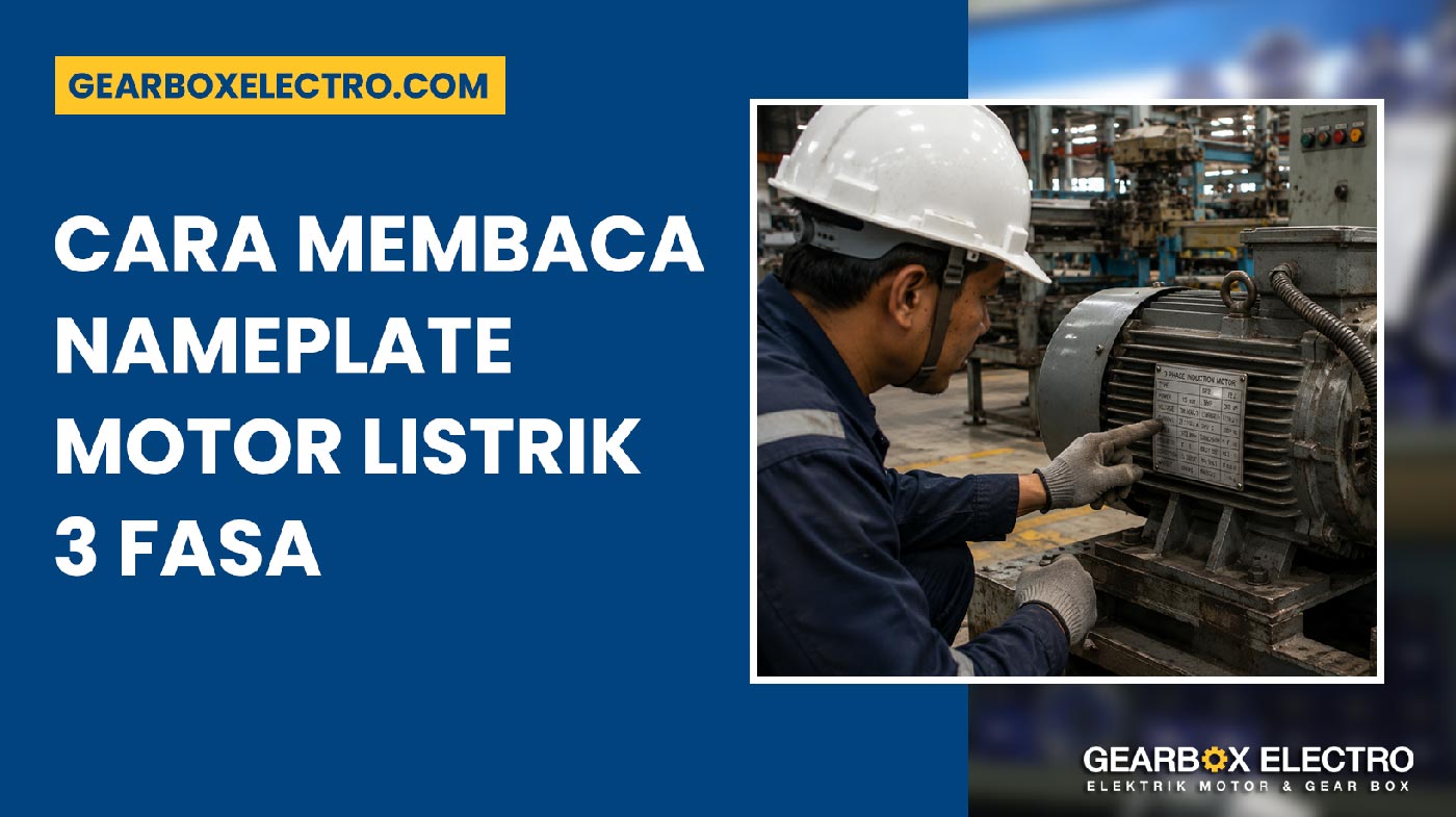 Cara Membaca Nameplate Motor Listrik 3 Fasa & 7 Kode Penting