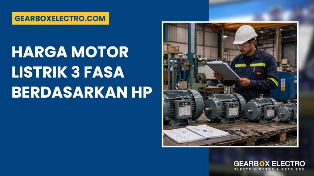 Harga Motor Listrik 3 Fasa Berdasarkan HP Daftar Terbaru