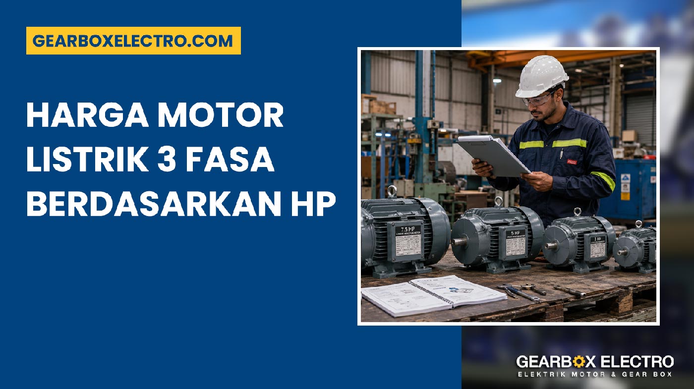 Harga Motor Listrik 3 Fasa Berdasarkan HP Daftar Terbaru