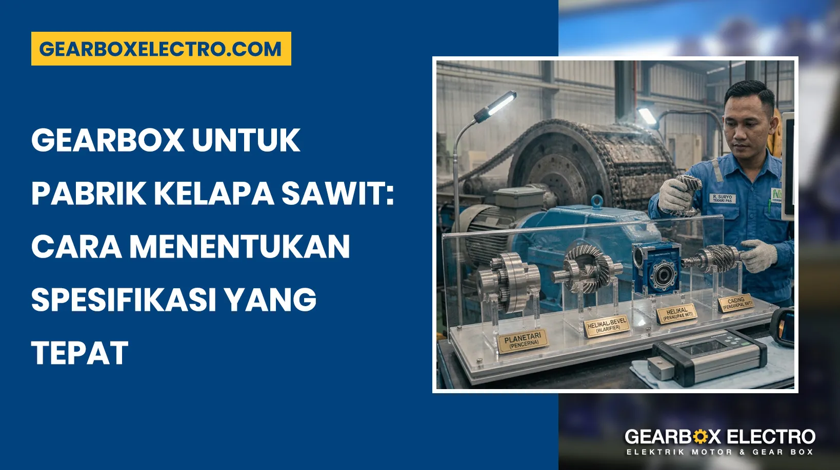 gearbox untuk pabrik kelapa sawit