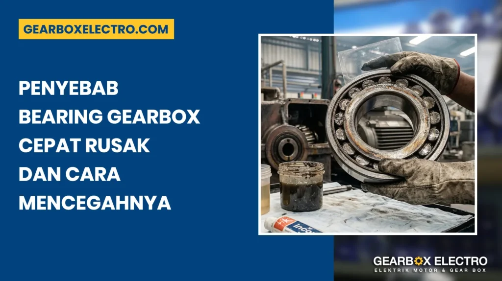 Penyebab Bearing Gearbox Rusak Dan Cara Mencegahnya