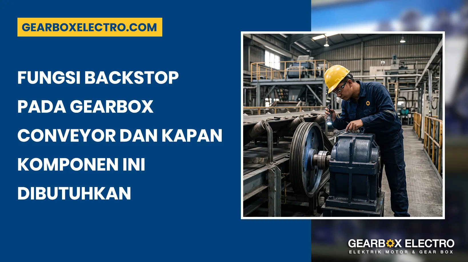 Backstop Gearbox Conveyor