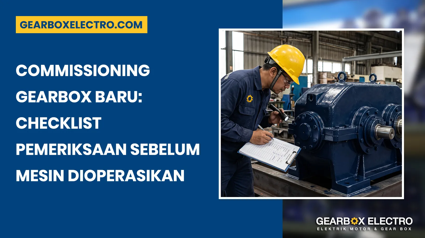 commissioning gearbox